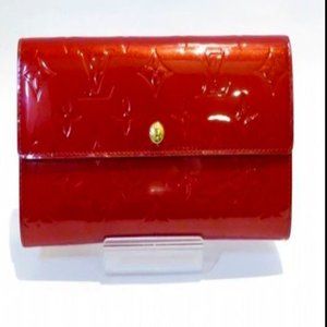 LOUIS VUITTON Vernis Portefeuille Sarah Long Wallet 🍒🍓🍄🥀❤️🍷